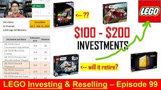 Reviewing LEGO 100200 Sets for Investment Potential 2024 Retiring Data for ROI [upl. by Noled]