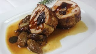 Lomo con orejones y ciruelas  RECETA DE NAVIDAD [upl. by Sharia]