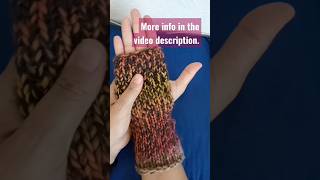 Easy Fingerless Gloves  Stockinette Version 😁 knitting [upl. by Azil703]