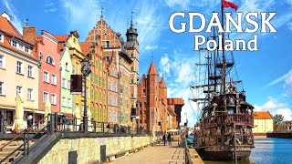 Gdansk Poland 🇵🇱  Walking Tour in 4K 60fps ▶93min  September 2023 [upl. by Gracye153]