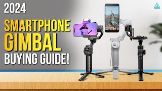 Top 5 Best Smartphone Gimbals 2024  DJI Zhiyun  Hohem Insta360 Ultimate Guide [upl. by Enenstein466]