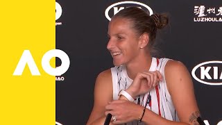 Karolina Pliskova press conference 3R  Australian Open 2019 [upl. by Sansen]