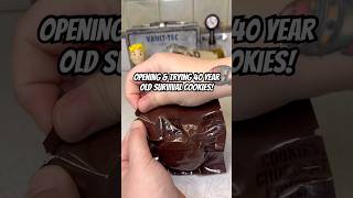 Opening amp Trying 40 Year Old FALLOUT SHELTER COOKIE [upl. by Eneja]