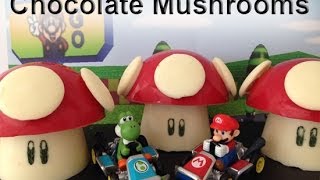 Super Mario Mushrooms CHOCOLATE How To Cook That Ann Reardon [upl. by Johansen]