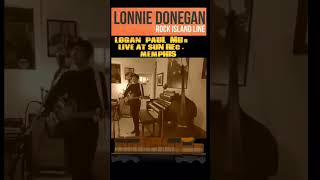 LONNIE DONEGAN quotRock Island Linequot Guitar cover by Logan Paul Murphy live at Sun Studio Memphis USA [upl. by Irv]