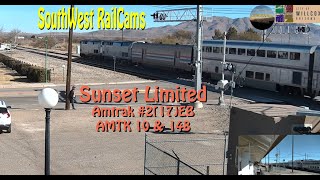 Amtrak 2 17 Sunset Limited 10148 x 7  01182024 [upl. by Sadoff784]