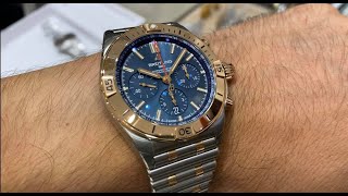 Breitling Chronomat 2020 B01 42mm Blue gold [upl. by Domingo498]