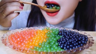 ASMR Popping Boba frog eggs EXTREMELY SOFT EATING SOUNDS  LINH ASMR [upl. by Ingham]