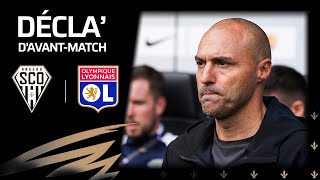 ANGERS SCO  OLYMPIQUE LYONNAIS  Déclarations davantmatch [upl. by Dnalloh]