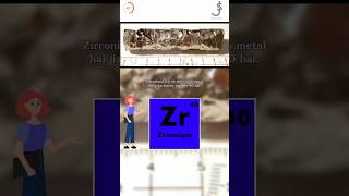 Zirconium zirconium atom chemistry students study gkhindi gkinhindi factsinhindi ytshorts [upl. by Oneil]