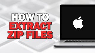 How To Extract Zip Files On MacBook Quick Tutorial [upl. by Nylarak]