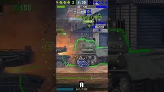 ТОП 1 ПЕРЕМОГА 119К СЕРЕБРА НА M6A2E1 EXP💪WORLD OF TANKS BLITZ😎shorts [upl. by Unni522]