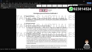 🔴ACS08 Semana 08 Tema 01 Tarea  Práctica Calificada 1 PC1 Comprensión y Redacción de Textos 2 [upl. by Mazel16]