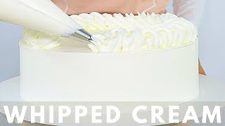 HOW TO WHIP PERFECT WHIPPED CREAM FOR CAKES AND DESSERTS │ NON DAIRY WHIPPING CREAM │ CAKES BY MK [upl. by Germana]