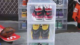 Organize your shoes with these clear boxes [upl. by Adnaloj]