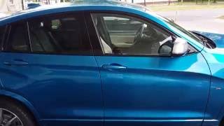 BMW X4 M40i Acceleration 0100 kmh Launch Control 360PS [upl. by Rebmak]