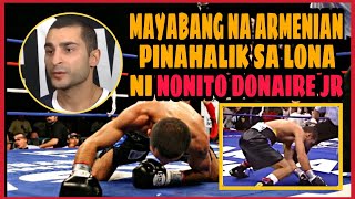 MAPAIT ANG SINAPIT KAY NONITO DONAIRE Jr  Pinatulog ang Mayabang ng Boxing Champ [upl. by Ahsele]