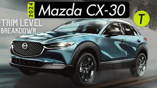 CX30 Trim Levels Explained  Is the 2024 Mazda CX30 Turbo Carbon Worth It [upl. by Knepper589]