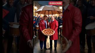 Leaders putin and Trump enjoy Pizza party ai norway usa technology putin trump shorts [upl. by Eleda]