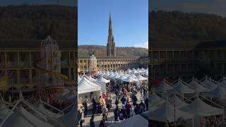 The Piece Hall Christmas Market Halifax 🎅🎄 shorts christmas christmasmarkets halifax santa [upl. by Nyliahs158]