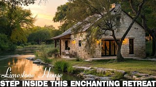 Limestone house  Where Nature Meets Architecture The Limestone House by the Stream [upl. by Haduj677]