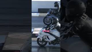 Drag Race BMW S 1000 RR VS Suzuki Hayabusa [upl. by Murrell751]