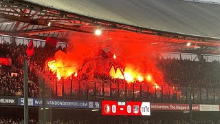 Feyenoord  Nec 22 opkomst  sfeeractie uitvak [upl. by Ahsikin]