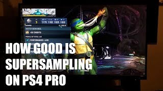 PS4 PRO SuperSampling and Boost mode with HDR on a 1080p Monitor [upl. by Orpheus]