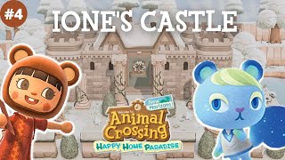 i created a CASTLE for IONE  ACNH happy home paradise [upl. by Rasla]