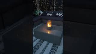 Round Bioethanol Tabletop Garden Fireplace  VonHaus vonhaus firepit fireplace outdoorfireplace [upl. by Oderfodog]