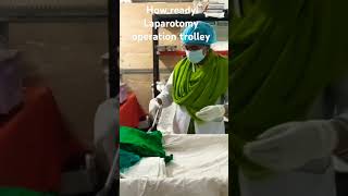 How ready the trolley for laparotomy operation [upl. by Hairas]