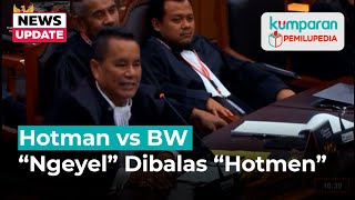 Debat Kusir Hotman Paris vs BW di Sidang MK Ngeyel Dibalas Hotmen [upl. by Ahidam539]