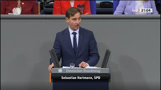 Aktuelle Stunde AfD quotSachbezogene Mehrheiten nutzenquot  Rede im Bundestag  Sebastian Hartmann MdB [upl. by Haymo720]