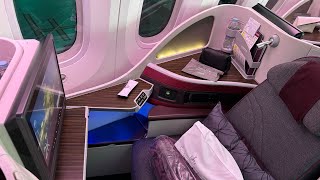 Trip Report Qatar Airways 7878 Business Class Doha to Venice [upl. by Alyt762]