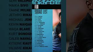 FIJI squad to take on PNG and Cook Islands at the Pacific Championship 2024 fiji png kuki nrl [upl. by Annahsal]