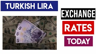 TURKISH LIRA TRY CURRENT EXCHANGE RATES TODAY 07 MAY 2024 [upl. by Hsirahc]