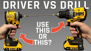 When To Use an Impact Driver VS Drill The ULTIMATE Guide [upl. by Gunner]