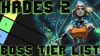 Hades 2 Boss Difficulty Tier List [upl. by Savannah]