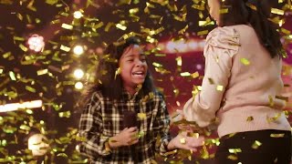 Simons GOLDEN BUZZER 12yearold TINA TURNER  Britains Got Talent 2020 Audition [upl. by Claus]