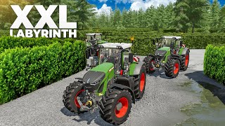 TraktorChaos im XXLLabyrinth Wo ist das Ziel  LS22 Challengers 7  Farming Simulator 22 [upl. by Phillane206]