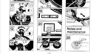 Technics sl 1210 mk2 MANUAL [upl. by Suoiluj]