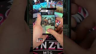 DOUBLE SHINY DINO 🦖🦖⏐mtg magicthegathering packopening collectorbooster mtgfoundations shorts [upl. by Trebla]