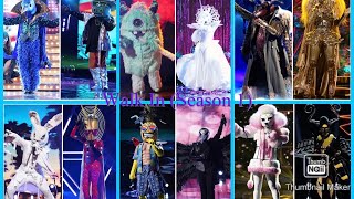 All Masked Singer Walk In’s SEASON 1 [upl. by Yancy]