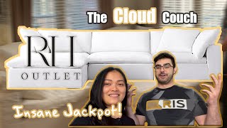 We bought the RH Cloud Couch for a Great Deal Is it worth it [upl. by Nnawtna976]