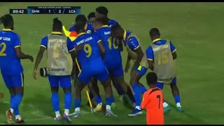 Saint Martin vs Saint Lucia 12 Caniggia Elva Goal All Goals and Extended Highlights [upl. by Akirret]