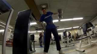 40 kg dumbbel 8 reps Lateral Raises world record [upl. by Brockwell]