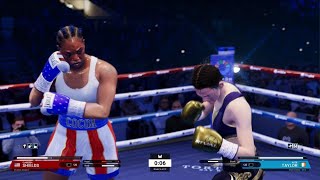 Knuckling up with the GWOAT Claressa Shields this was a good fight [upl. by Yeniar]