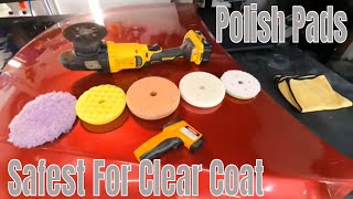 These Are The SAFEST Polish Pads For Modern Clear Coat Paint Correction [upl. by Ahcsrop]