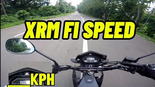 xrm fi 125  SPEED TEST [upl. by Zillah]