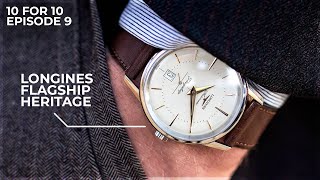 A Classy Dress Watch Respecting The Past  The Longines Flagship Heritage WatchGecko Review [upl. by Rehtse]